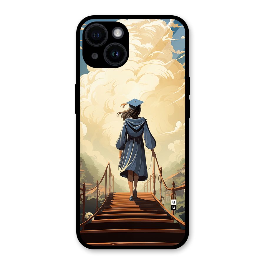 Stair Of Success Glass Back Case for iPhone 14