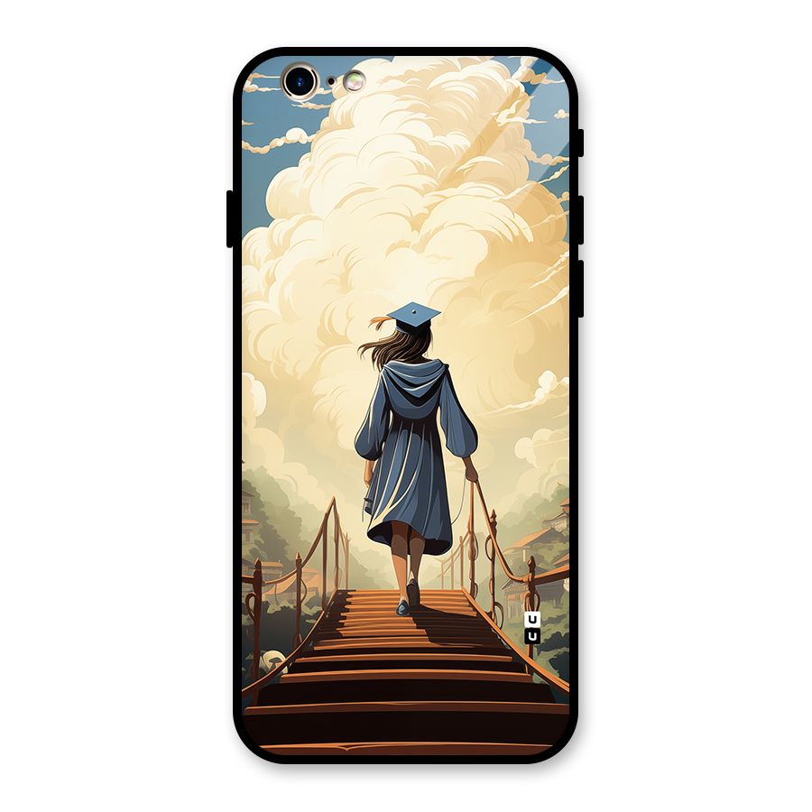 Stair Of Success Glass Back Case for iPhone 6 6S