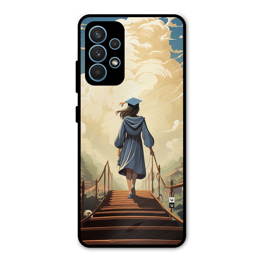 Stair Of Success Metal Back Case for Galaxy A32