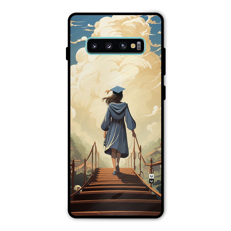 Stair Of Success Metal Back Case for Galaxy S10 Plus