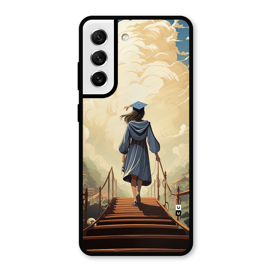 Stair Of Success Metal Back Case for Galaxy S21 FE 5G