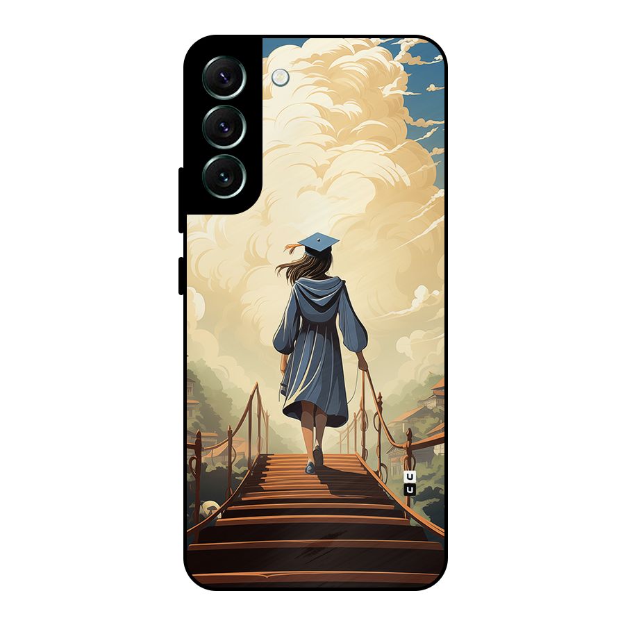 Stair Of Success Metal Back Case for Galaxy S22 Plus 5G