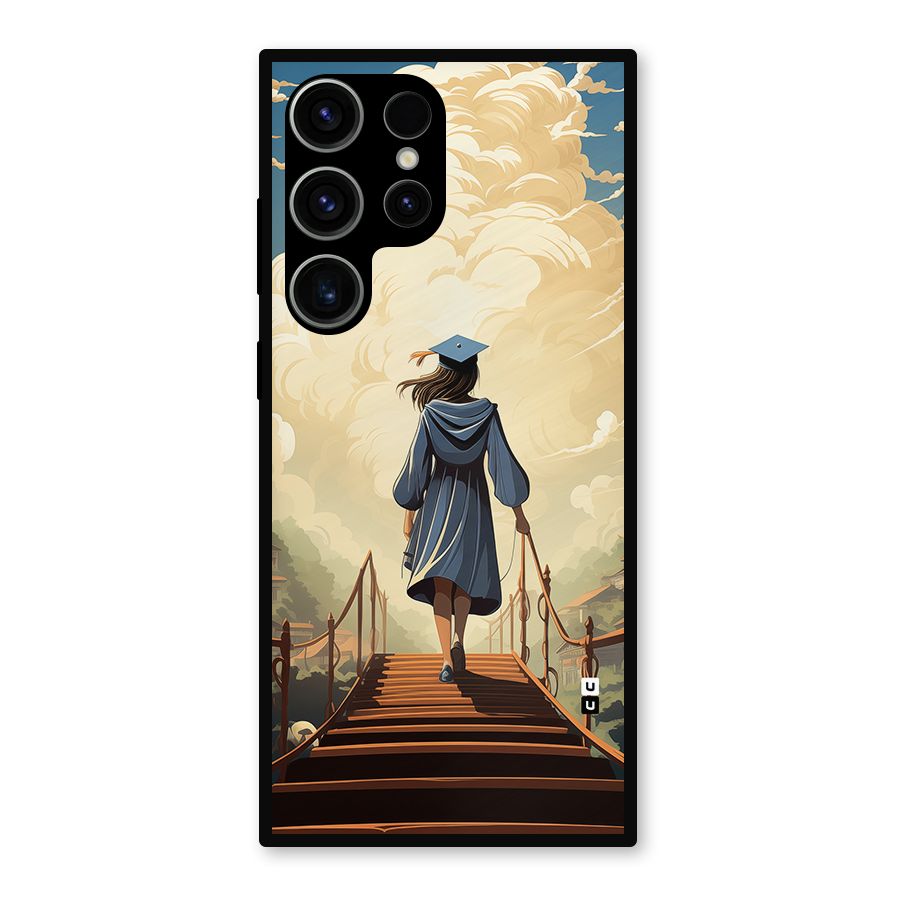 Stair Of Success Metal Back Case for Galaxy S23 Ultra