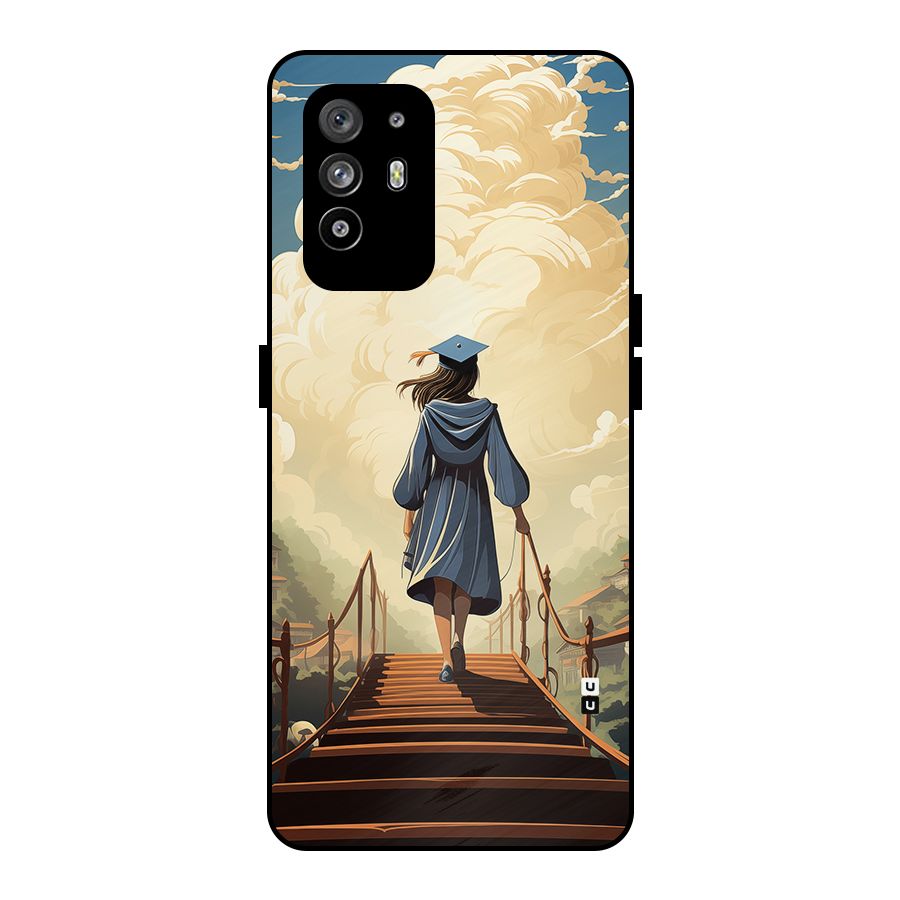Stair Of Success Metal Back Case for Oppo F19 Pro Plus 5G