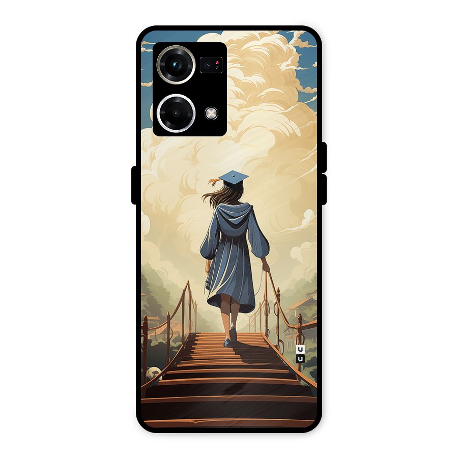 Stair Of Success Metal Back Case for Oppo F21 Pro 4G