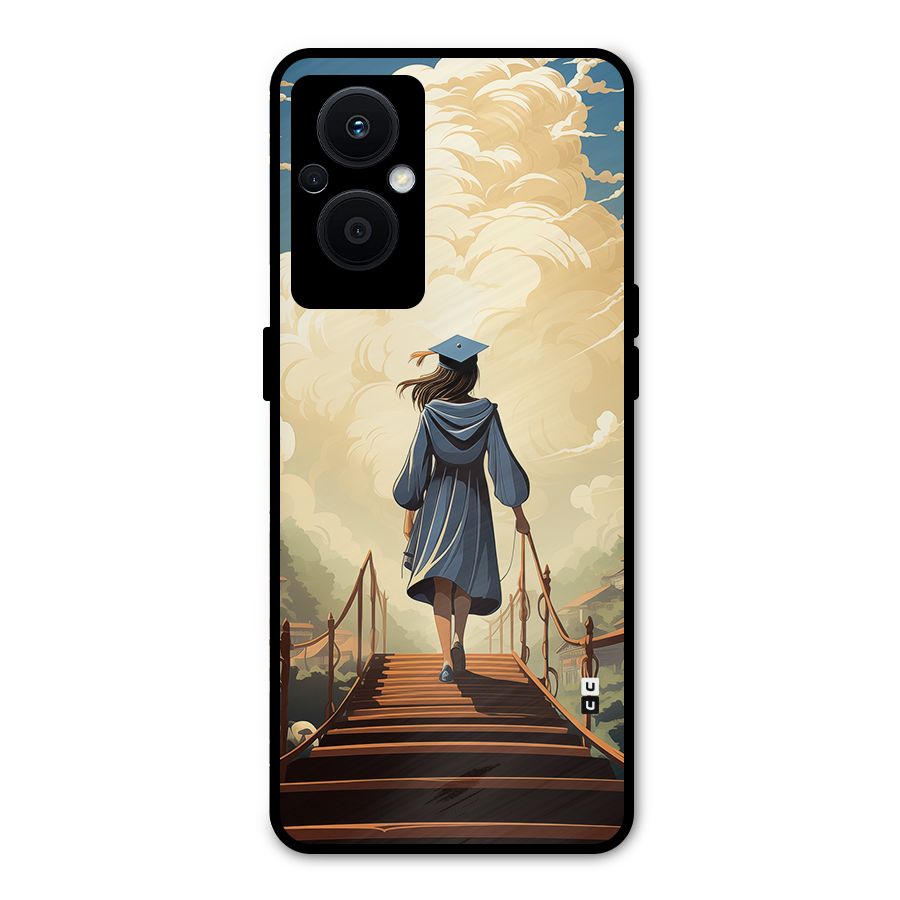 Stair Of Success Metal Back Case for Oppo F21 Pro 5G