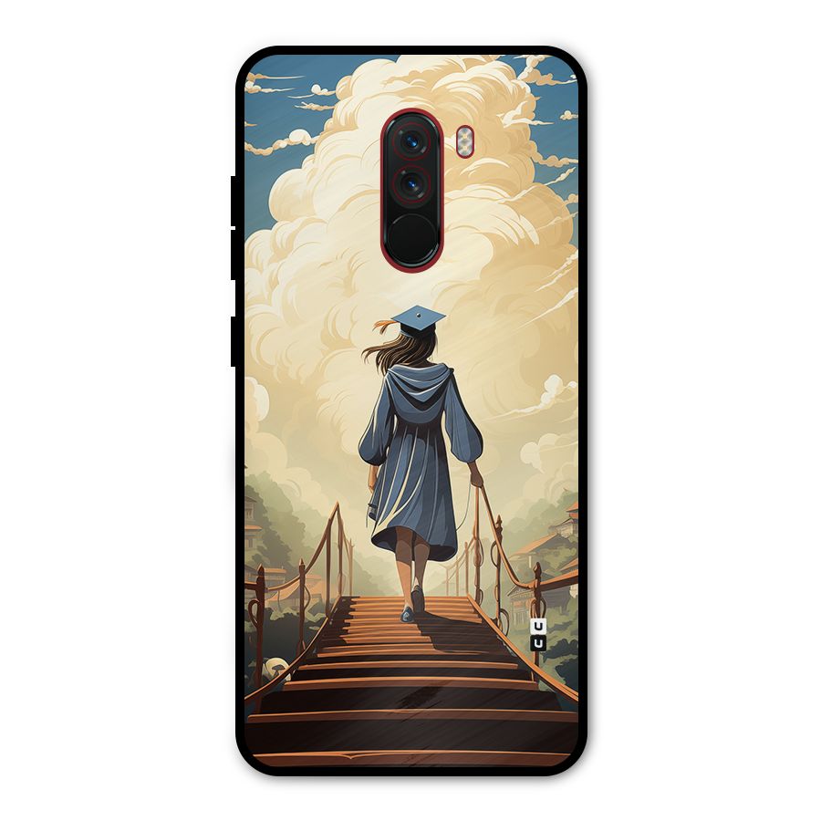 Stair Of Success Metal Back Case for Poco F1