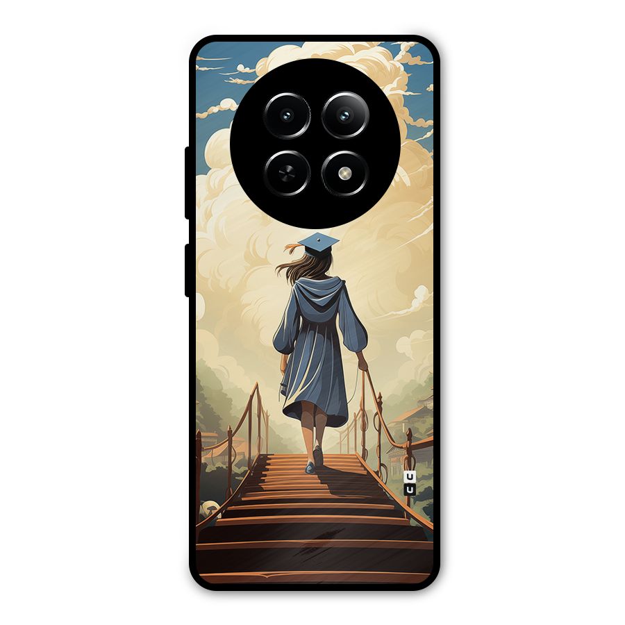 Stair Of Success Metal Back Case for Realme Narzo 70x 5G