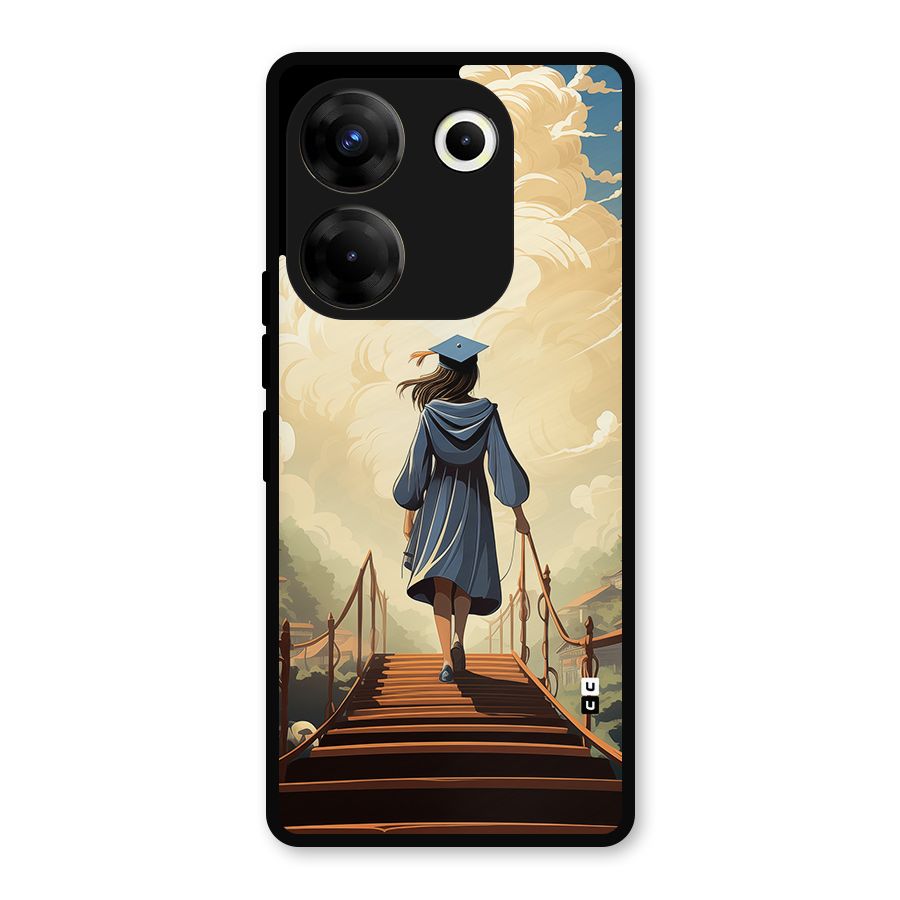 Stair Of Success Metal Back Case for Tecno Camon 20 Pro