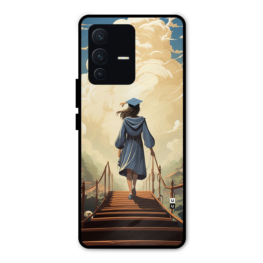 Stair Of Success Metal Back Case for Vivo V23 Pro