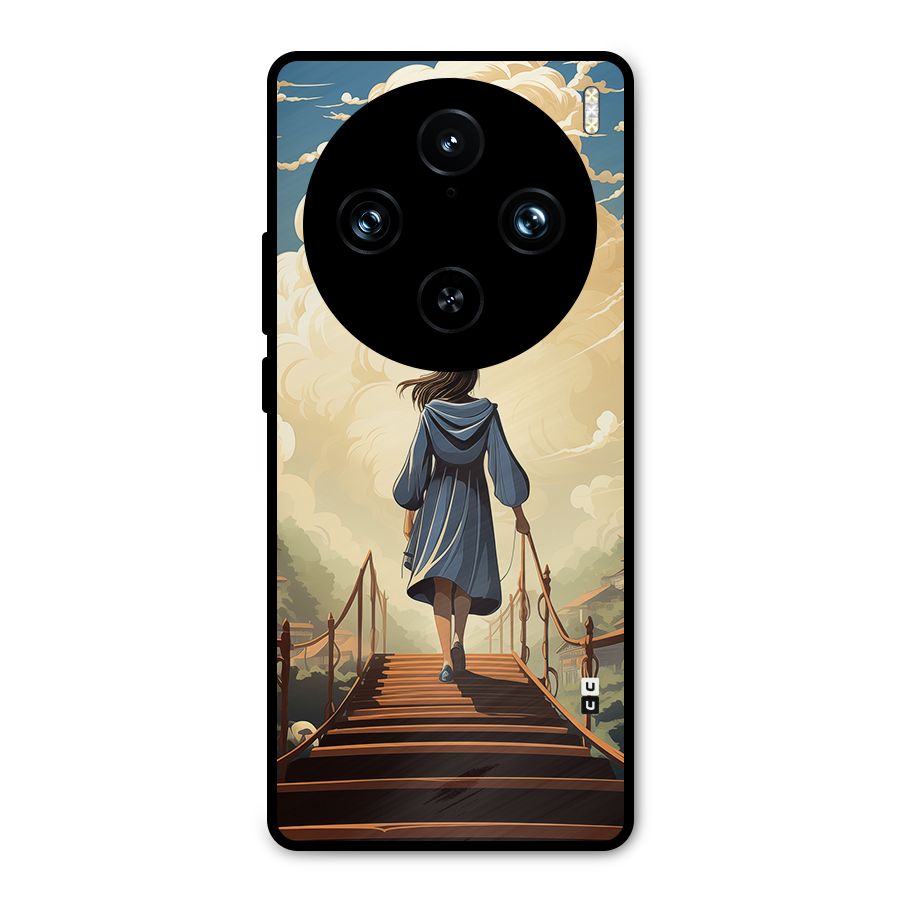 Stair Of Success Metal Back Case for Vivo X100 Pro