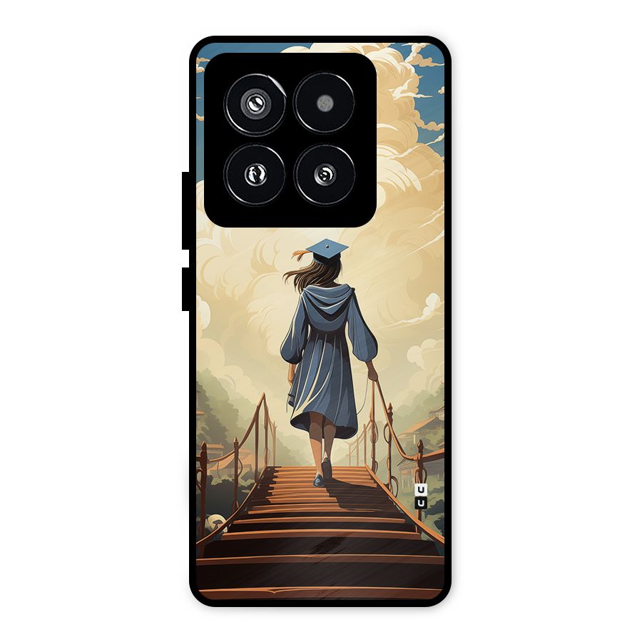 Stair Of Success Metal Back Case for Xiaomi 14 Pro
