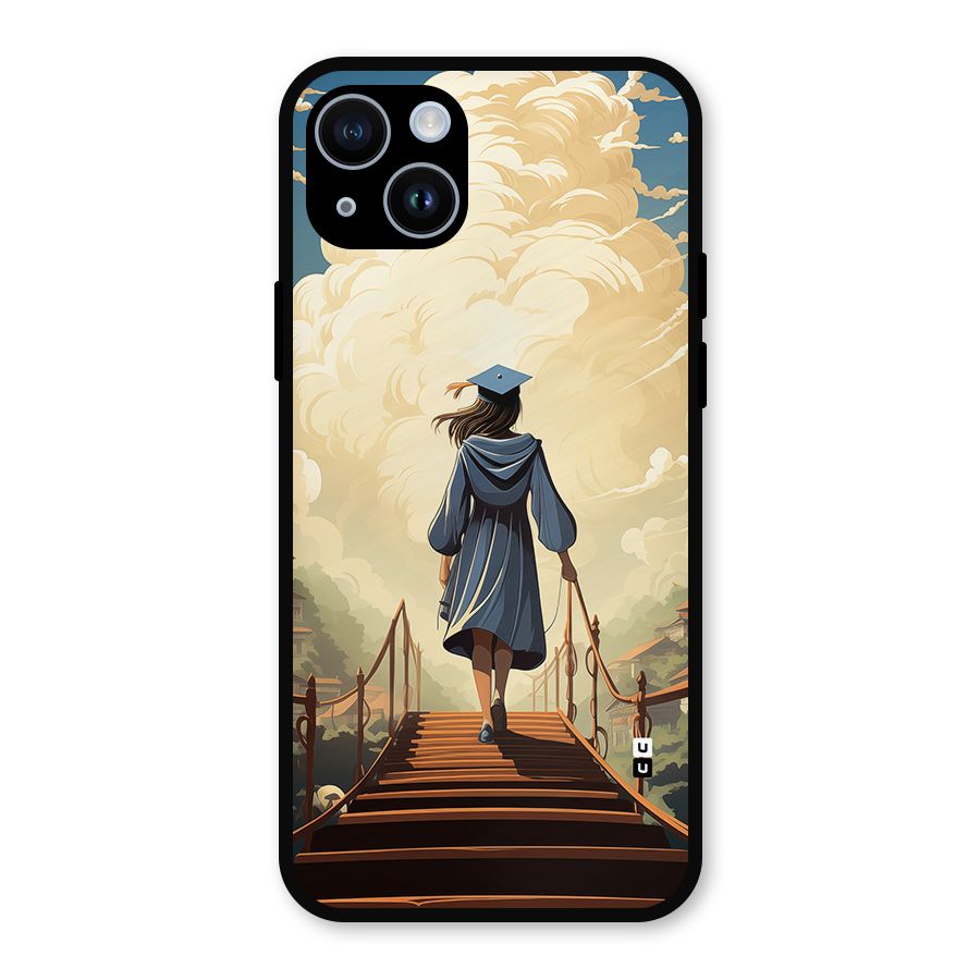 Stair Of Success Metal Back Case for iPhone 14