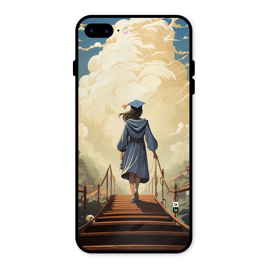 Stair Of Success Metal Back Case for iPhone 8 Plus