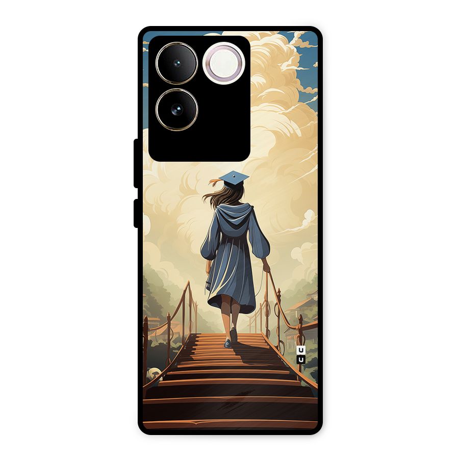 Stair Of Success Metal Back Case for iQOO Z7 Pro