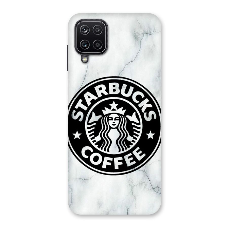 StarBuck Marble Glass Back Case for Galaxy A12