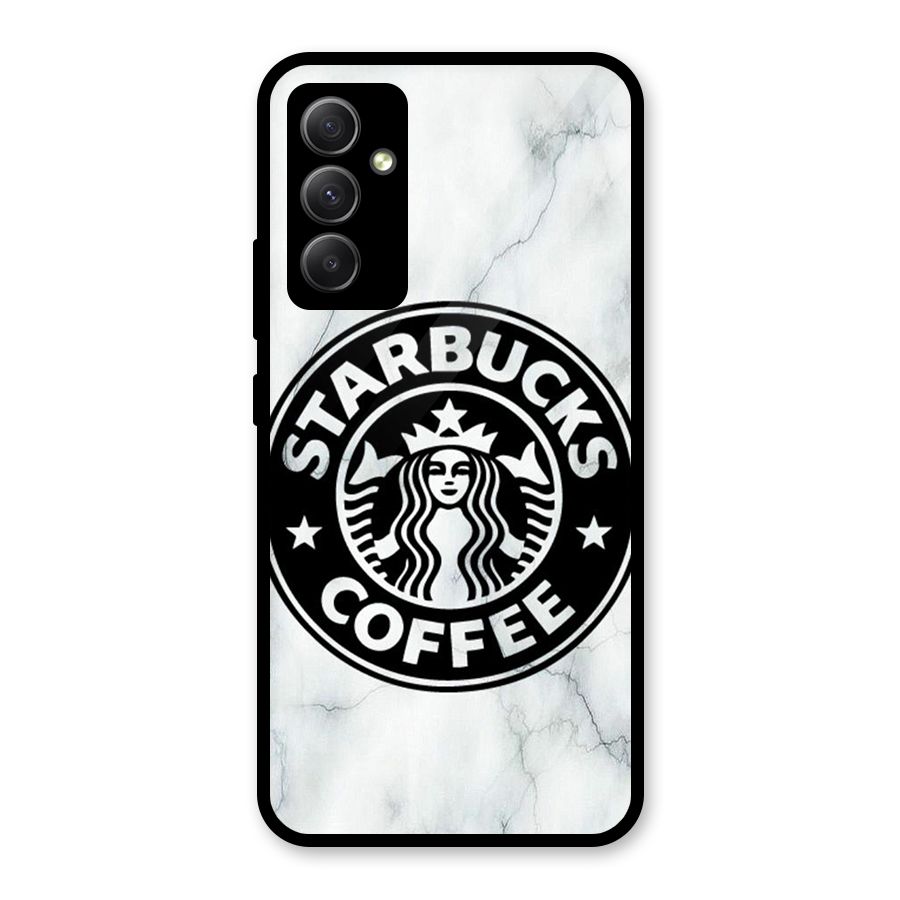 StarBuck Marble Glass Back Case for Galaxy A34