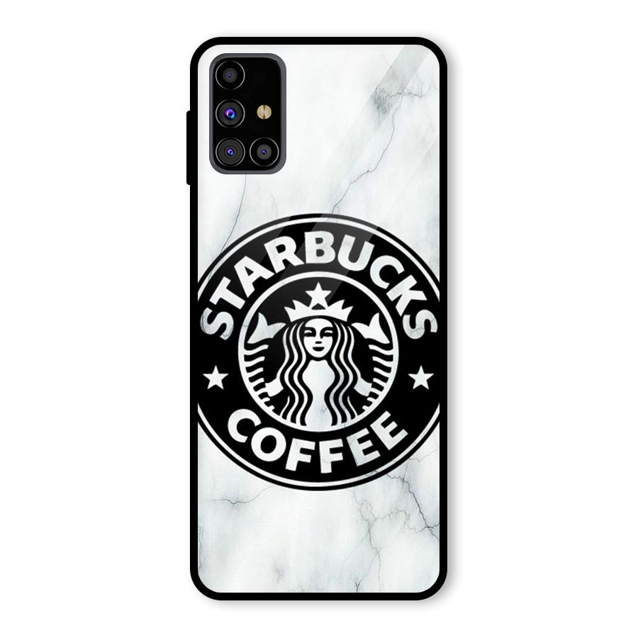 StarBuck Marble Glass Back Case for Galaxy M31s