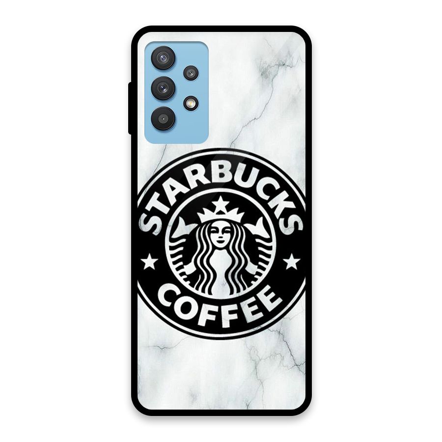 StarBuck Marble Glass Back Case for Galaxy M32 5G