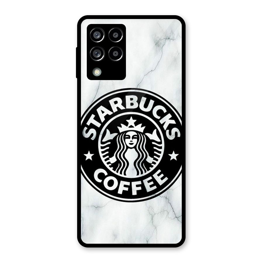 StarBuck Marble Glass Back Case for Galaxy M53 5G