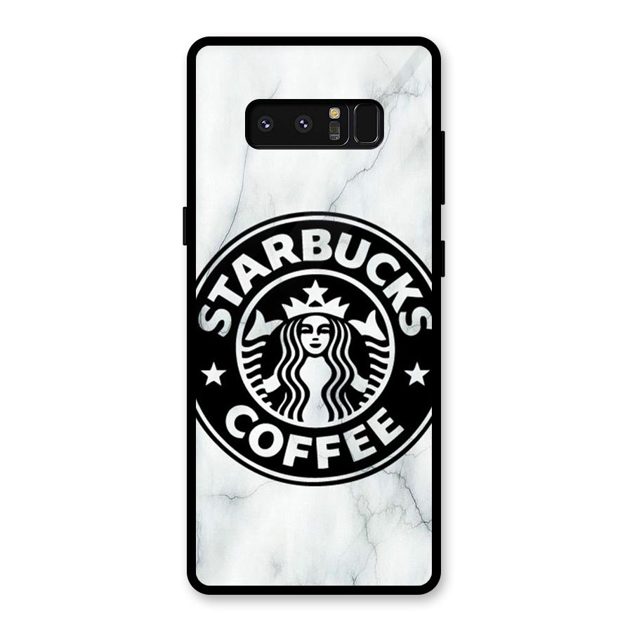 StarBuck Marble Glass Back Case for Galaxy Note 8