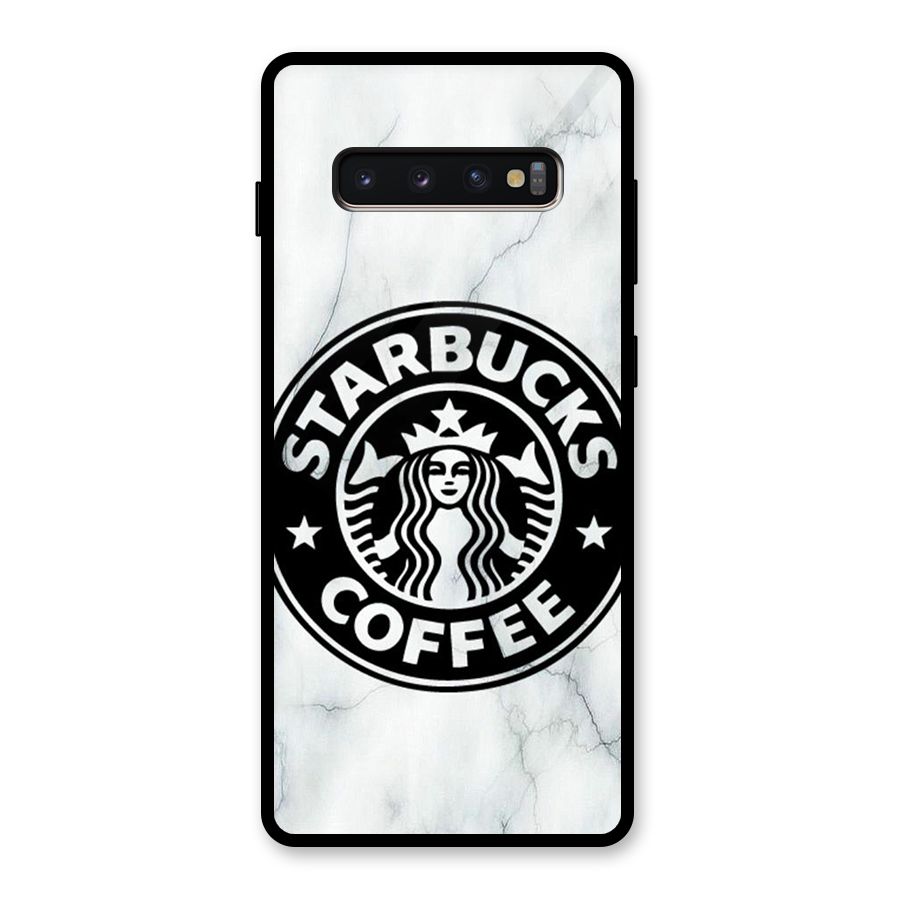 StarBuck Marble Glass Back Case for Galaxy S10 Plus