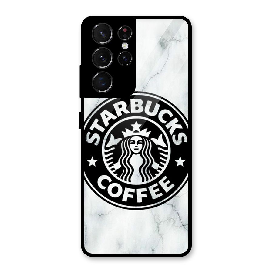 StarBuck Marble Glass Back Case for Galaxy S21 Ultra 5G