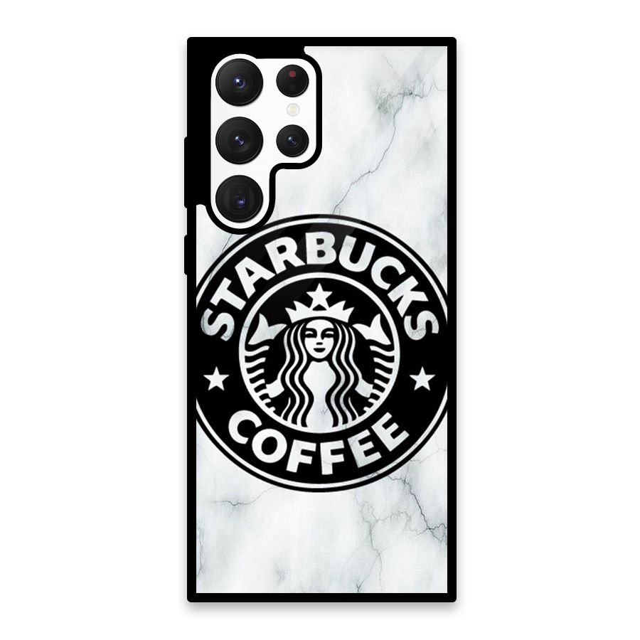 StarBuck Marble Glass Back Case for Galaxy S22 Ultra 5G
