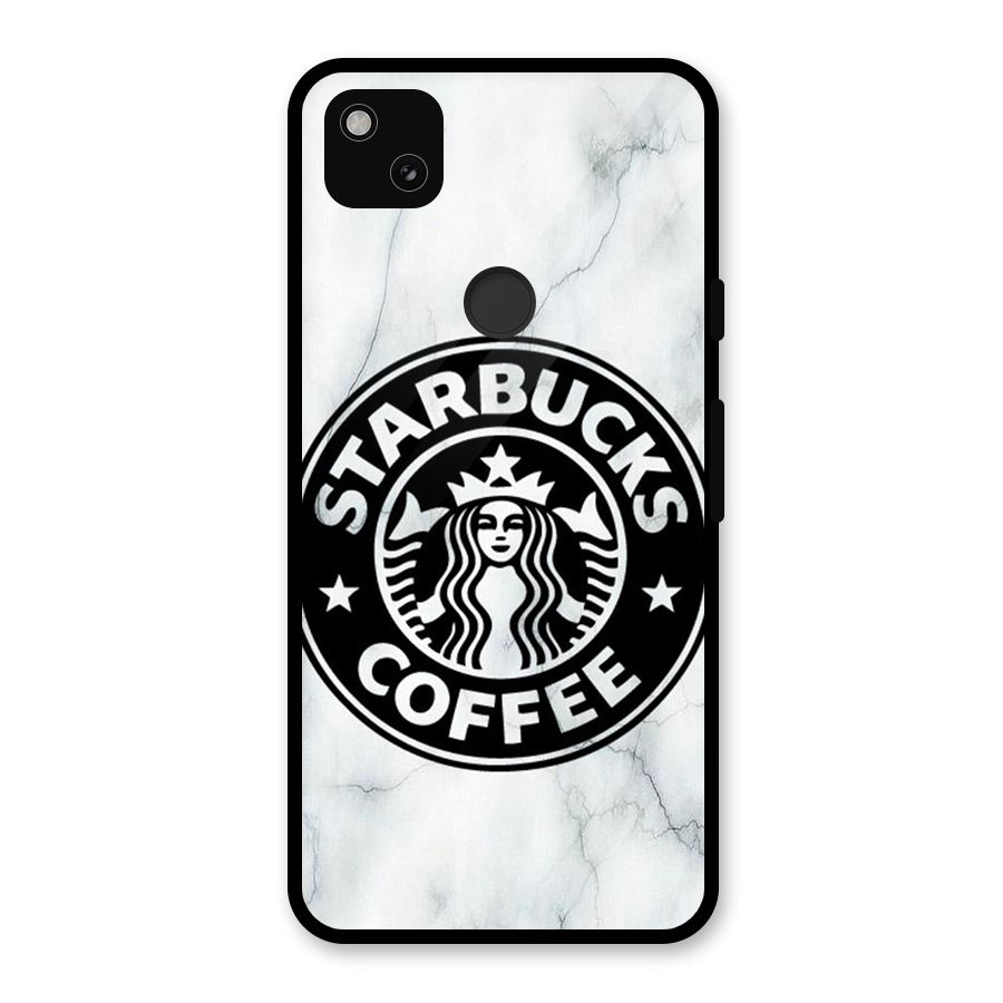 StarBuck Marble Glass Back Case for Google Pixel 4a