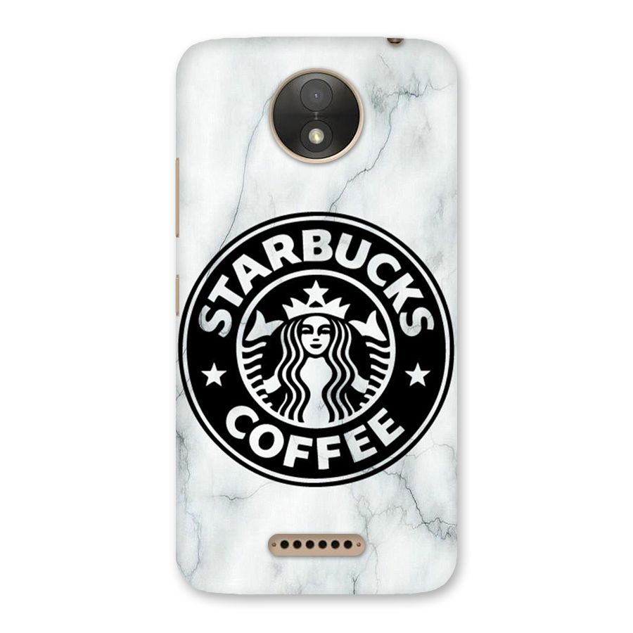StarBuck Marble Back Case for Moto C Plus