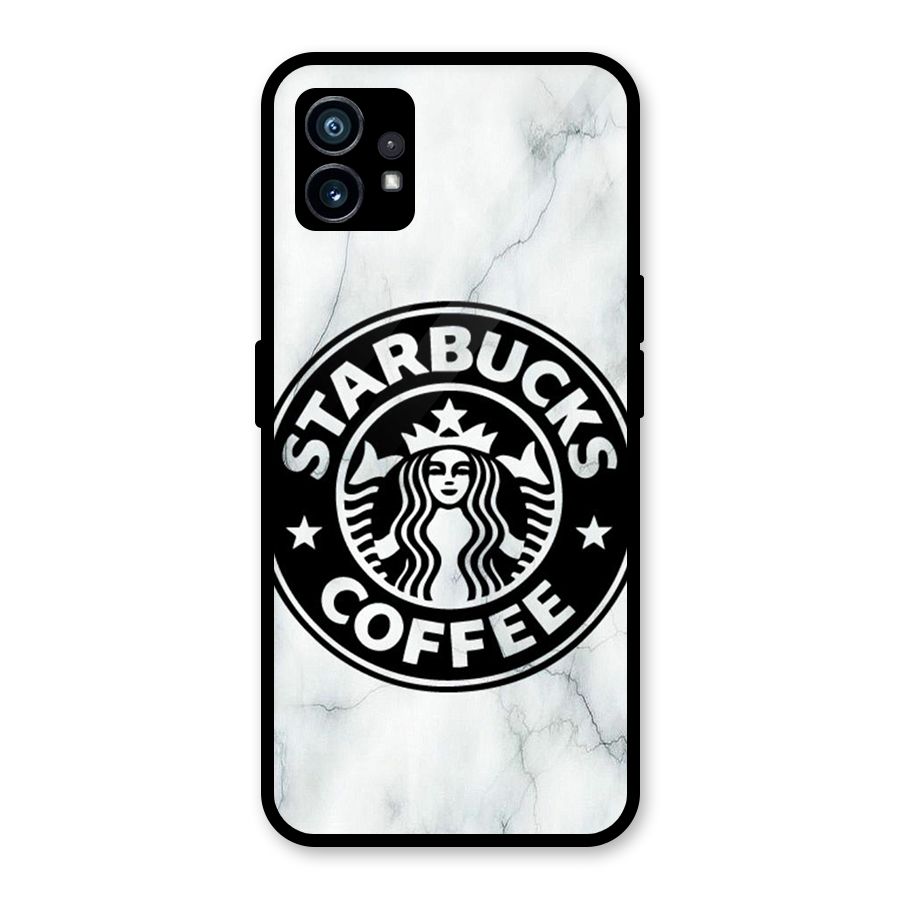 StarBuck Marble Glass Back Case for Nothing Phone 1