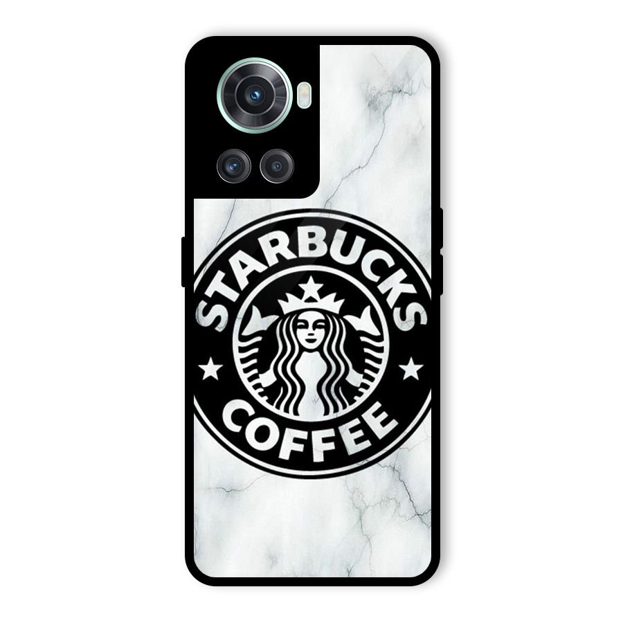 StarBuck Marble Glass Back Case for OnePlus 10R