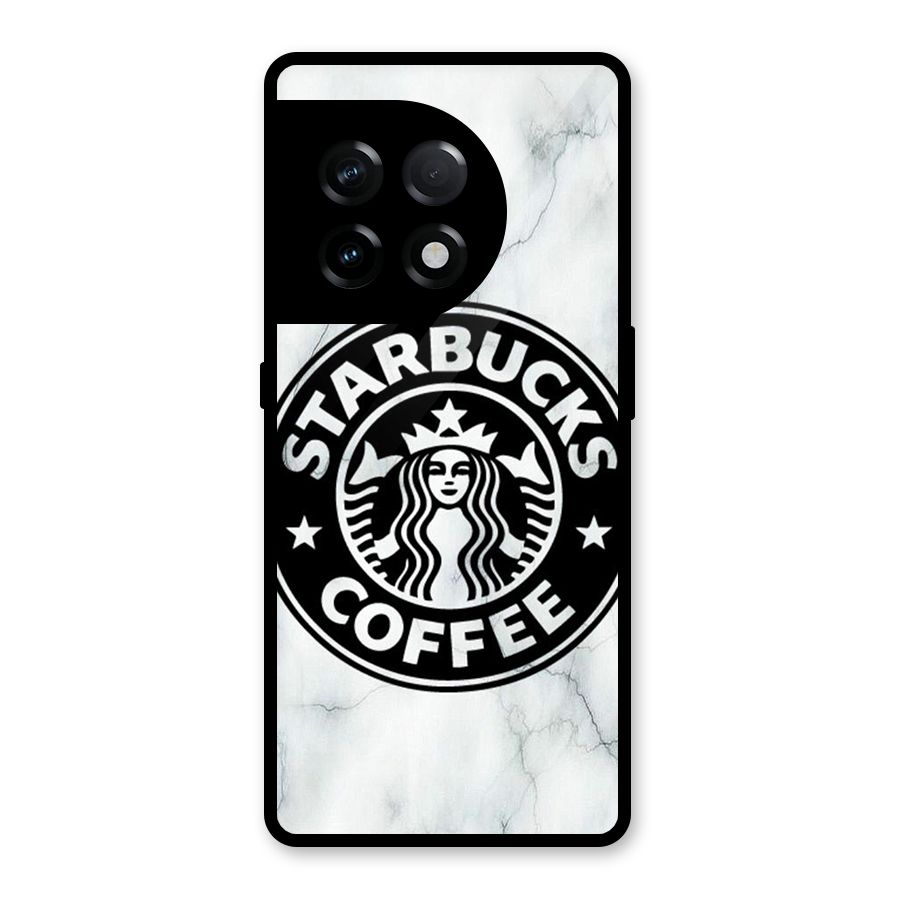 StarBuck Marble Glass Back Case for OnePlus 11R