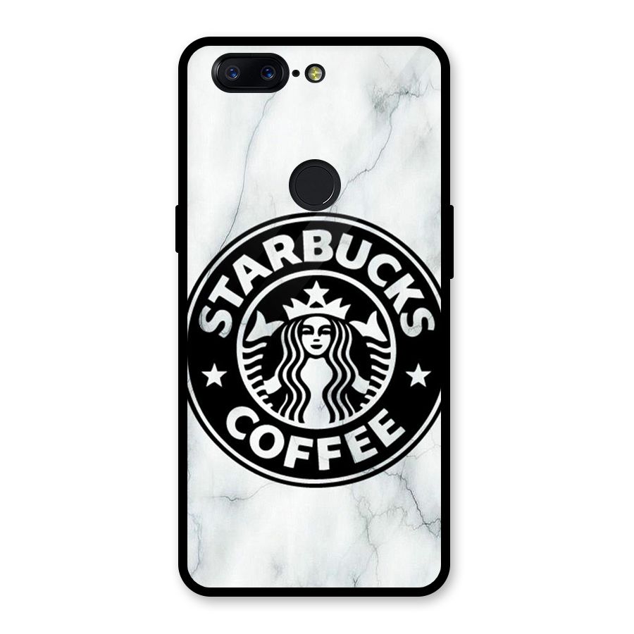 StarBuck Marble Glass Back Case for OnePlus 5T
