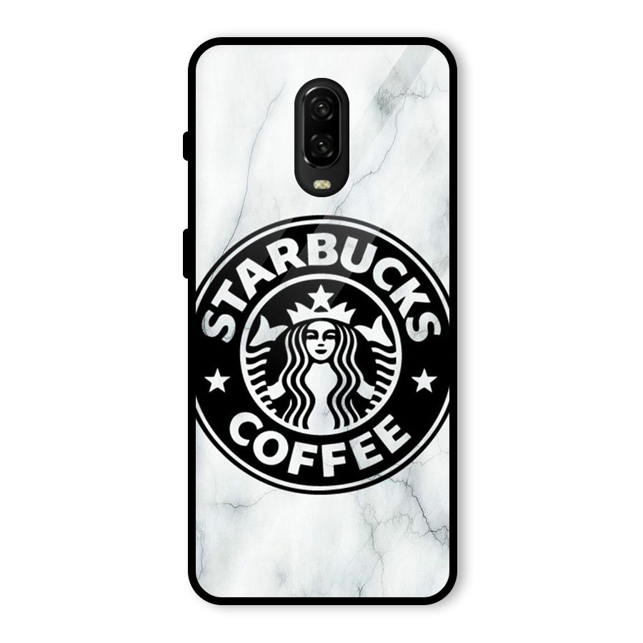 StarBuck Marble Glass Back Case for OnePlus 6T