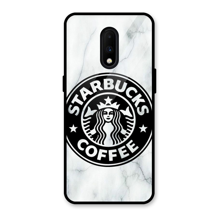 StarBuck Marble Glass Back Case for OnePlus 7