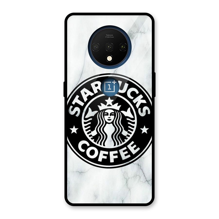 StarBuck Marble Glass Back Case for OnePlus 7T