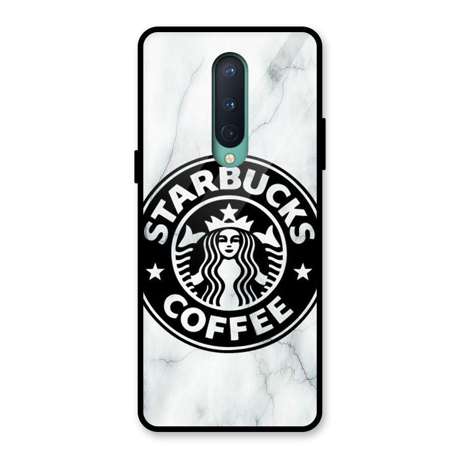 StarBuck Marble Glass Back Case for OnePlus 8