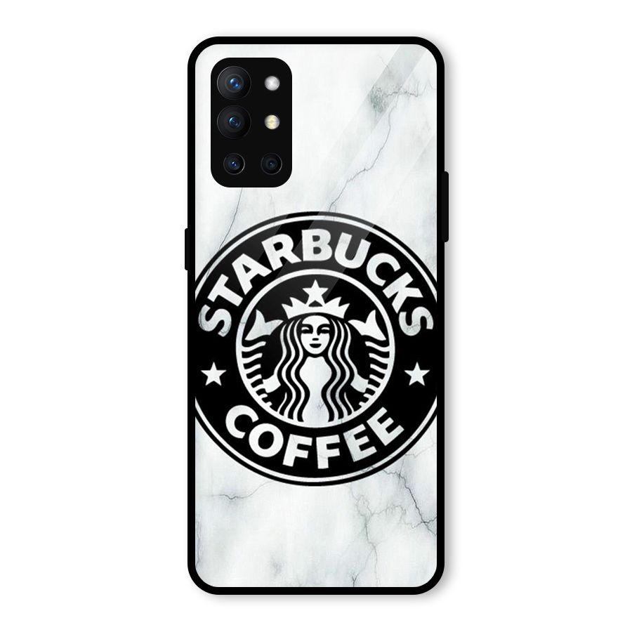 StarBuck Marble Glass Back Case for OnePlus 9R