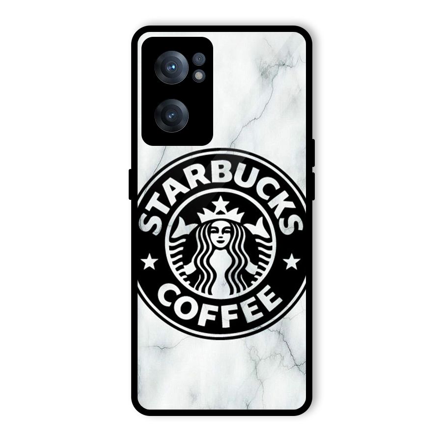 StarBuck Marble Glass Back Case for OnePlus Nord CE 2 5G