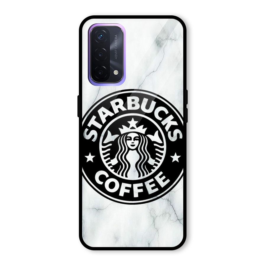 StarBuck Marble Glass Back Case for Oppo A74 5G