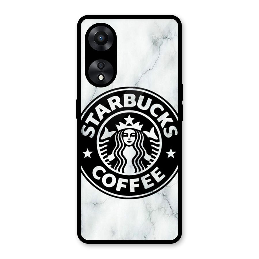 StarBuck Marble Glass Back Case for Oppo A78