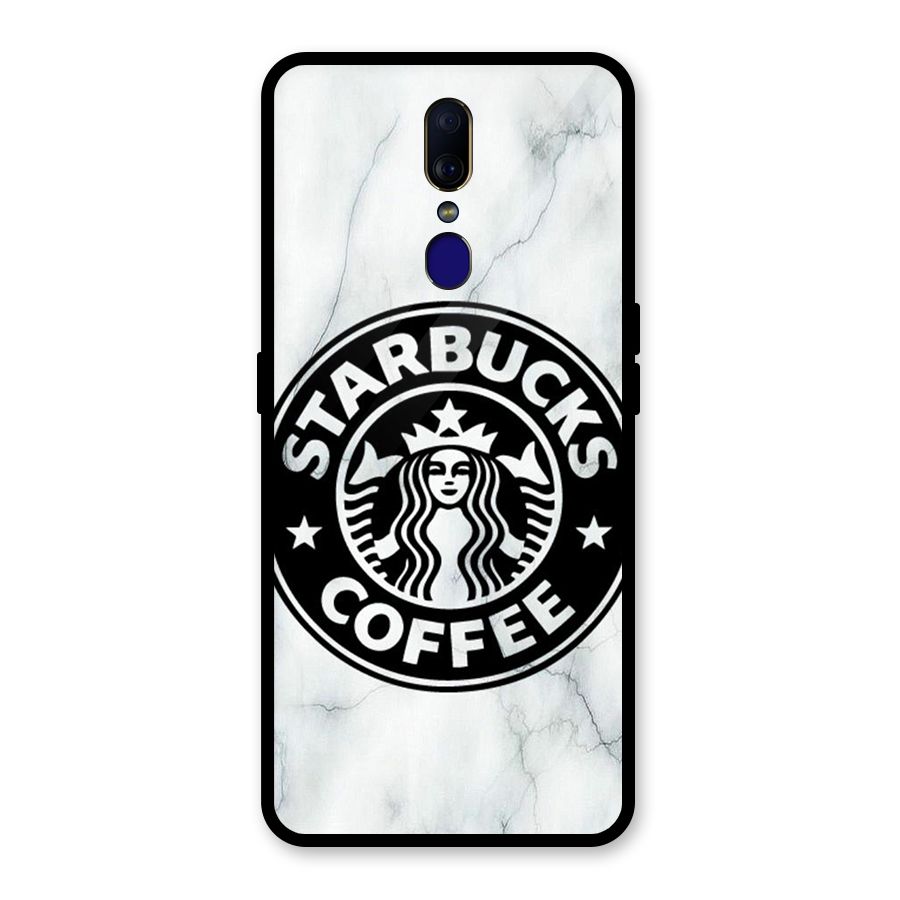 StarBuck Marble Glass Back Case for Oppo F11