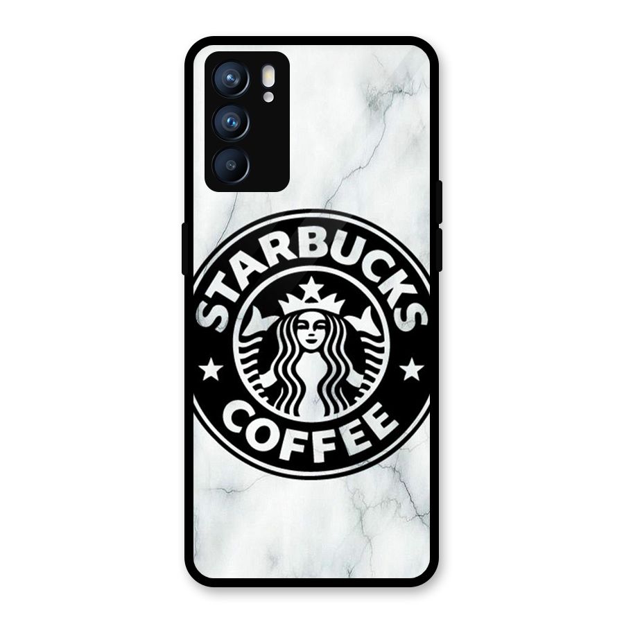 StarBuck Marble Glass Back Case for Oppo Reno6 5G