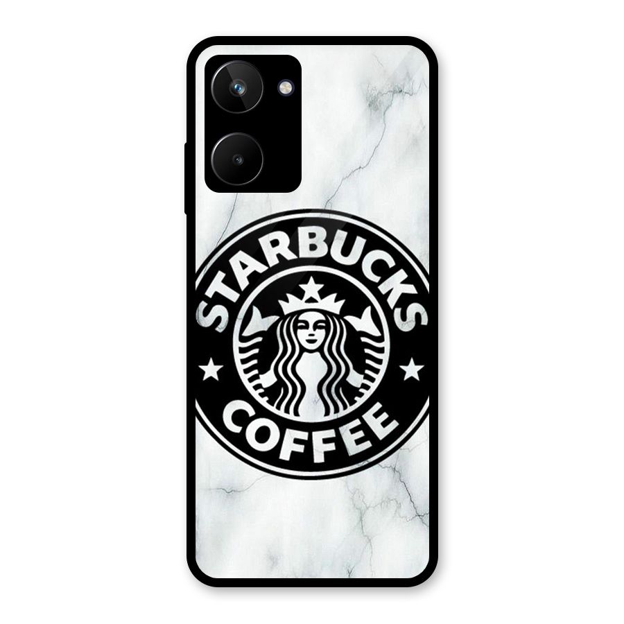 StarBuck Marble Glass Back Case for Realme 10