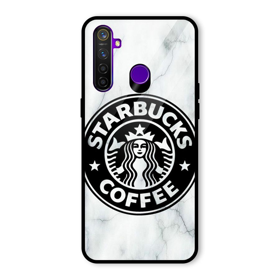 StarBuck Marble Glass Back Case for Realme 5 Pro