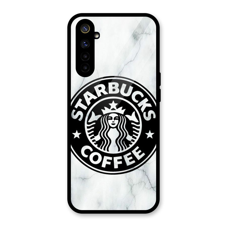 StarBuck Marble Glass Back Case for Realme 6