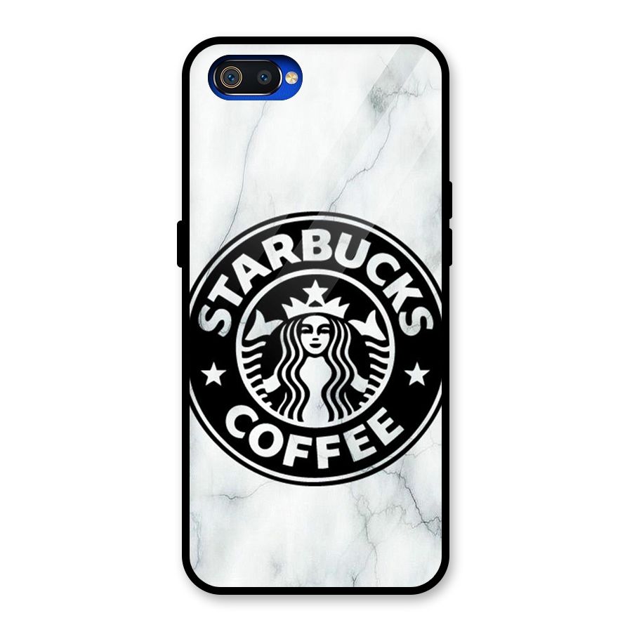 StarBuck Marble Glass Back Case for Realme C2