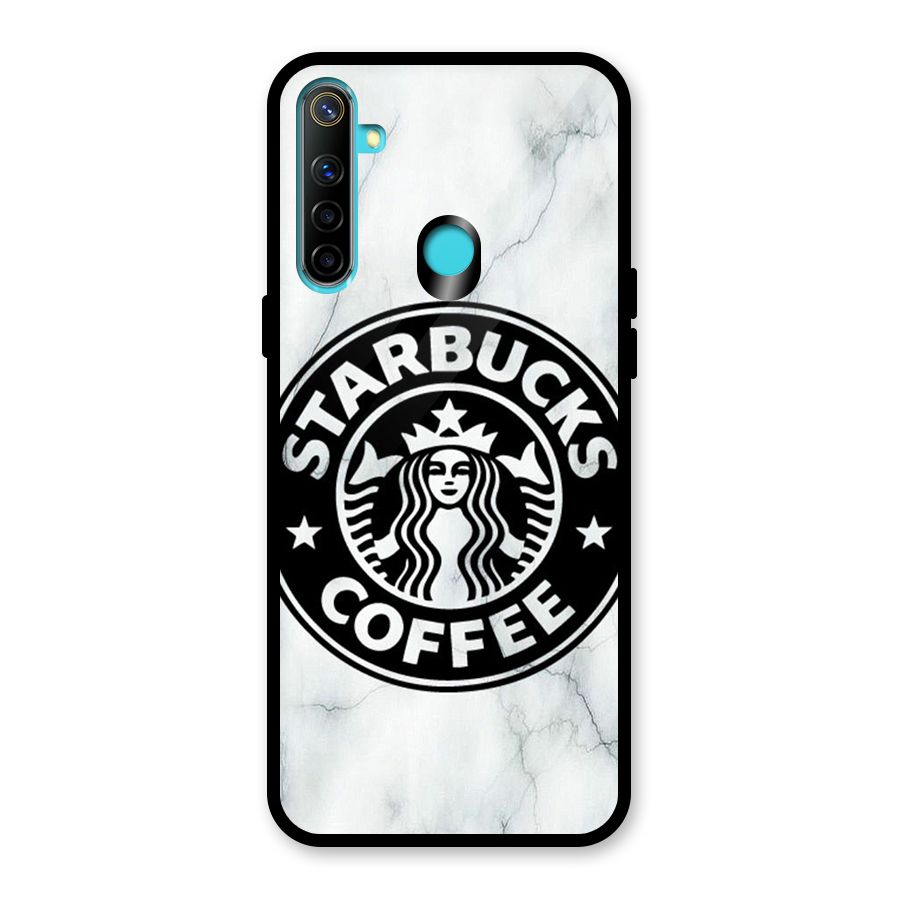 StarBuck Marble Glass Back Case for Realme Narzo 10