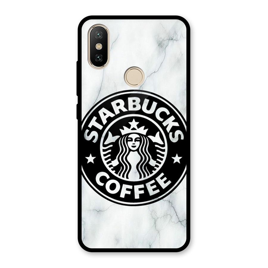 StarBuck Marble Glass Back Case for Redmi A2